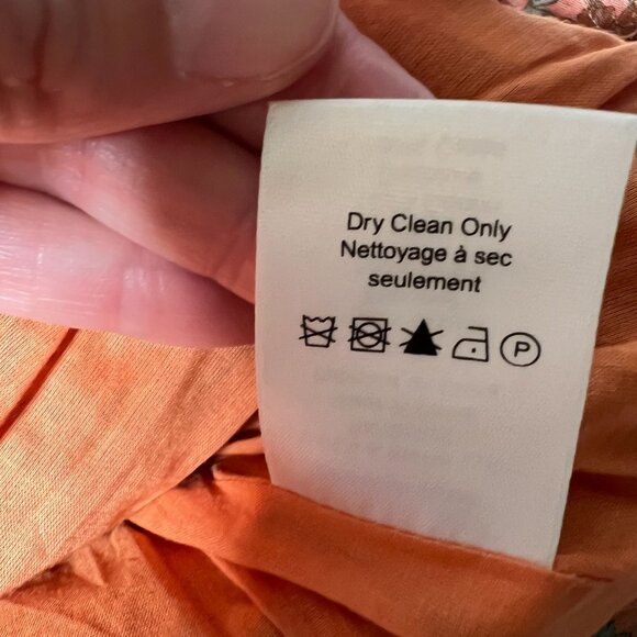 NWT Veronica Beard Melodie Floral Mini Skirt Coral Smocked Ruffle Size 4 - Picture 14 of 16